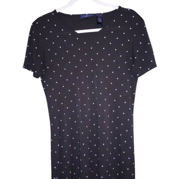 Crazy Horse Liz Claiborne Polka Dot Dress Size Medium - Picture 2 of 4